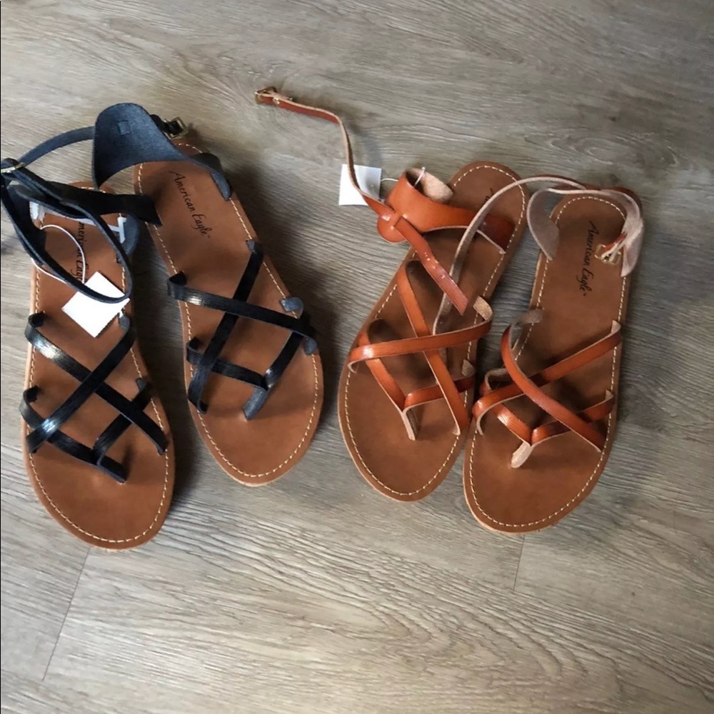 Low wedge sandals